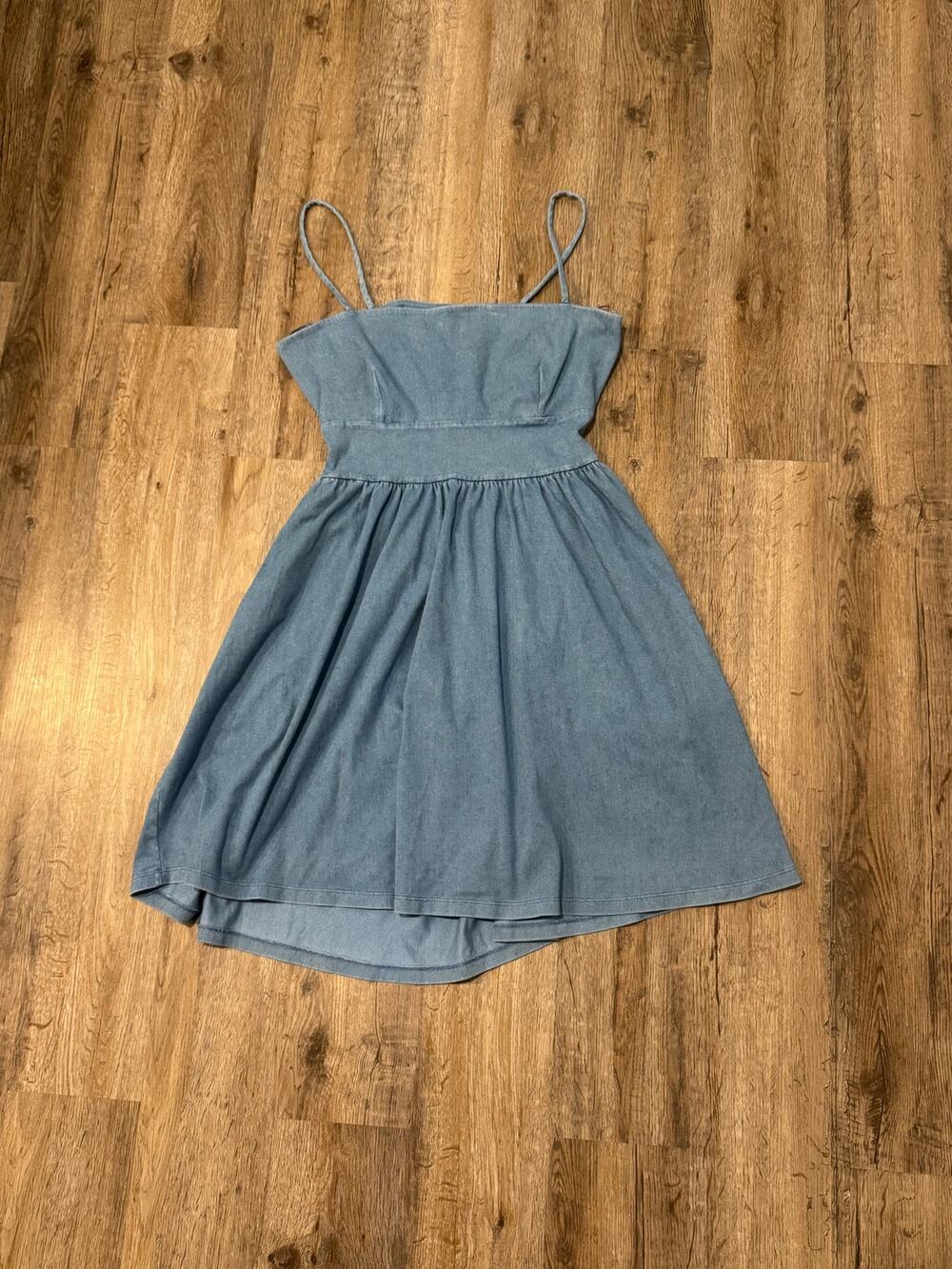 Susana Monaco Women’s Open Back Denim Dress Size XL